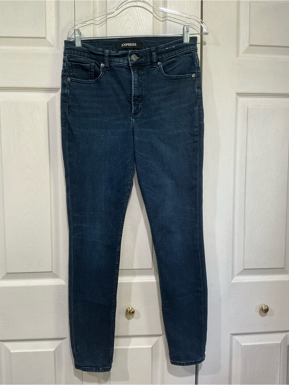 💙 Express Legging High Rise Blue Denim Jeans - 8 / 29 (01572)